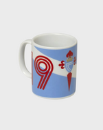 Foto de producto Taza 1923 Motivos Rojos Disponible en la Tienda del Celta FC