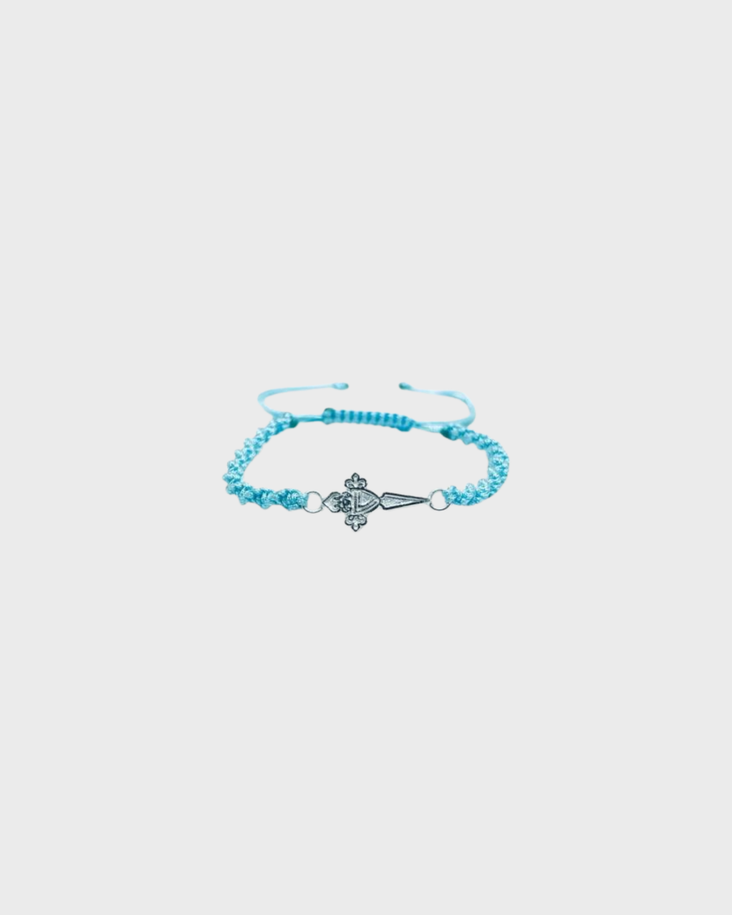 Foto de producto Pulsera Celeste Escudo Plata Disponible en la Tienda del Celta FC