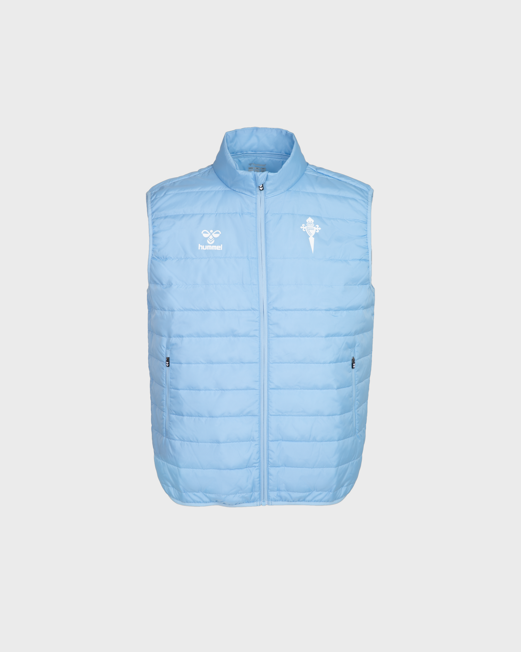 Foto de producto Chaleco Celeste Acolchado Lifestyle Disponible en la Tienda del Celta FC