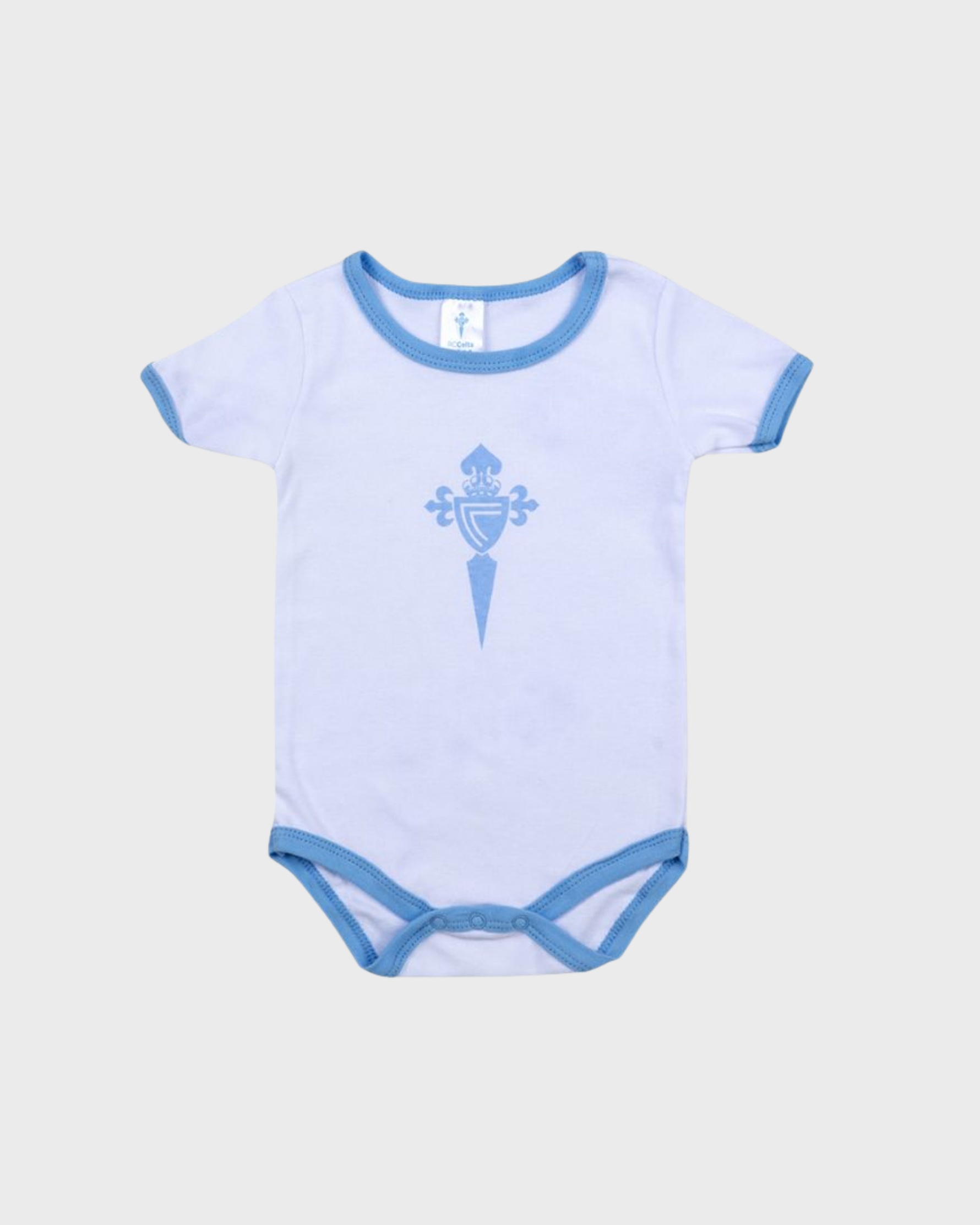 Foto de producto Pack Bodys Celeste y Blanco Escudo Disponible en la Tienda del Celta FC