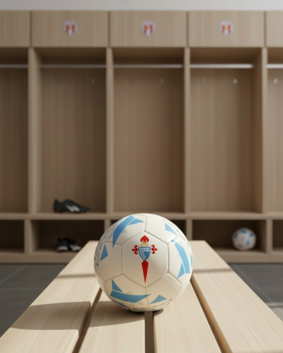 Foto de producto Balón Branco e Azul Escudo Disponible en la Tienda del Celta FC