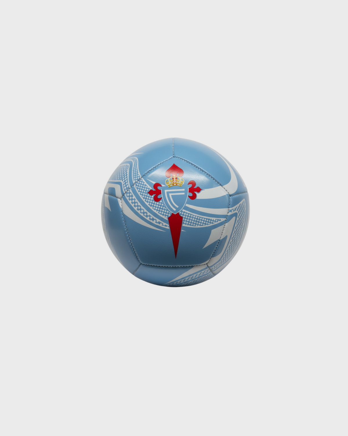 Foto de producto Minibalón Celeste e Branco Disponible en la Tienda del Celta FC