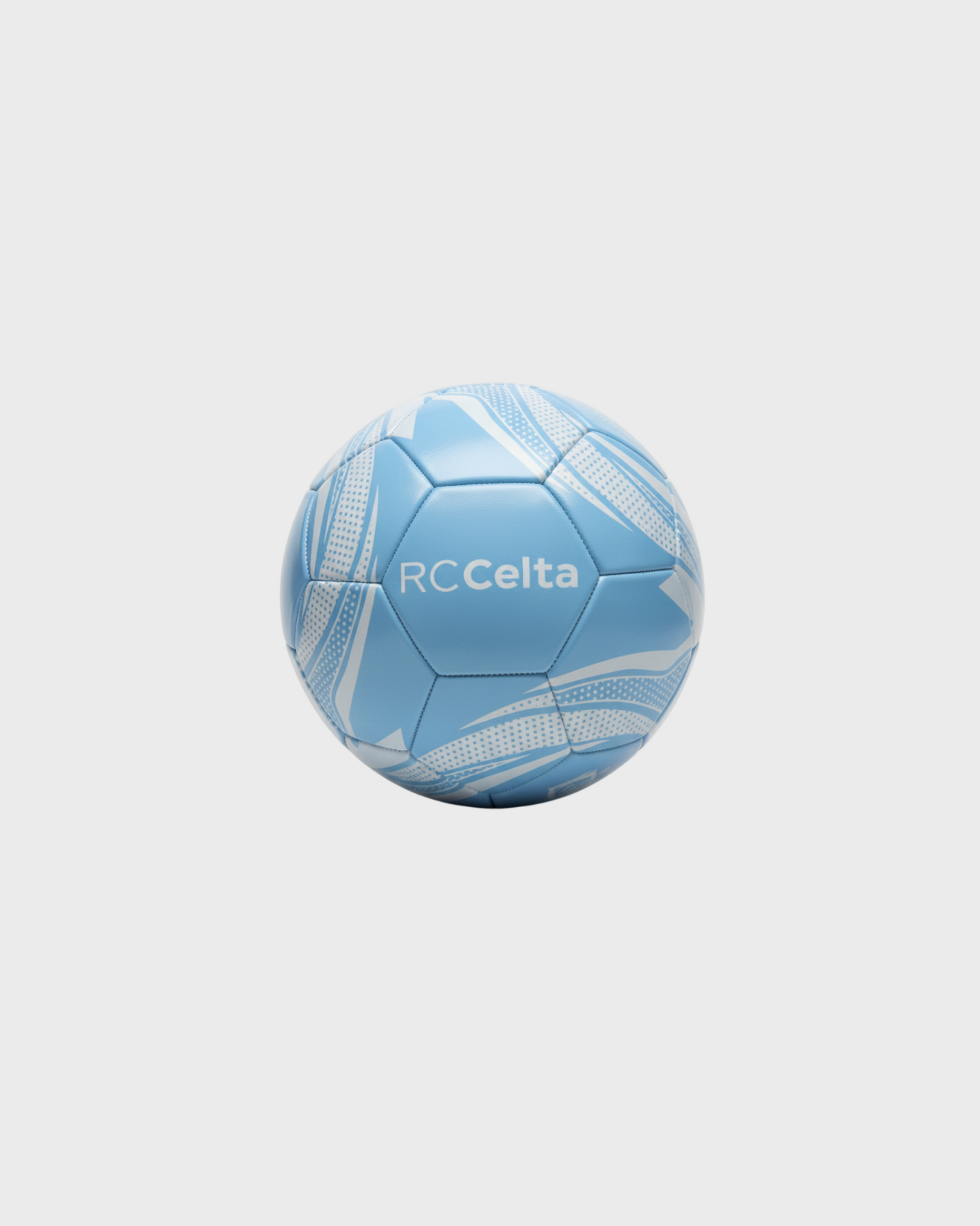 Foto de producto Minibalón Celeste e Branco Disponible en la Tienda del Celta FC
