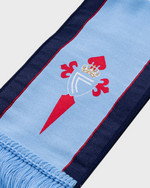 Foto de producto Bufanda Celeste Bordes Marinos Disponible en la Tienda del Celta FC