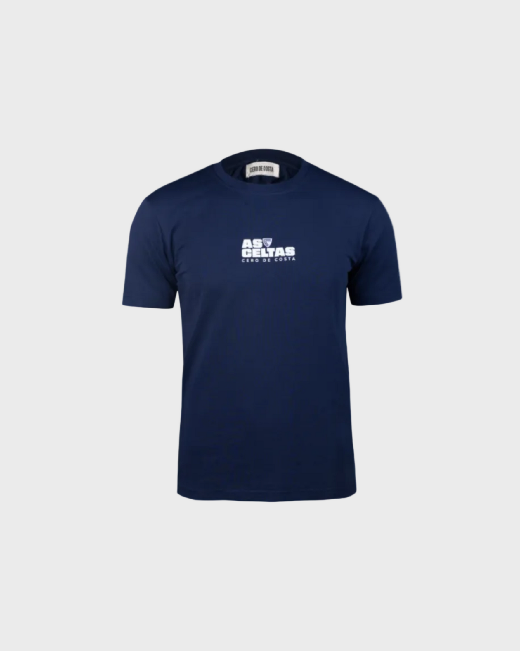 Foto de producto CAMISETA MARINO / BLANCO AS CELTAS CERO DE COSTA Disponible en la Tienda del Celta FC