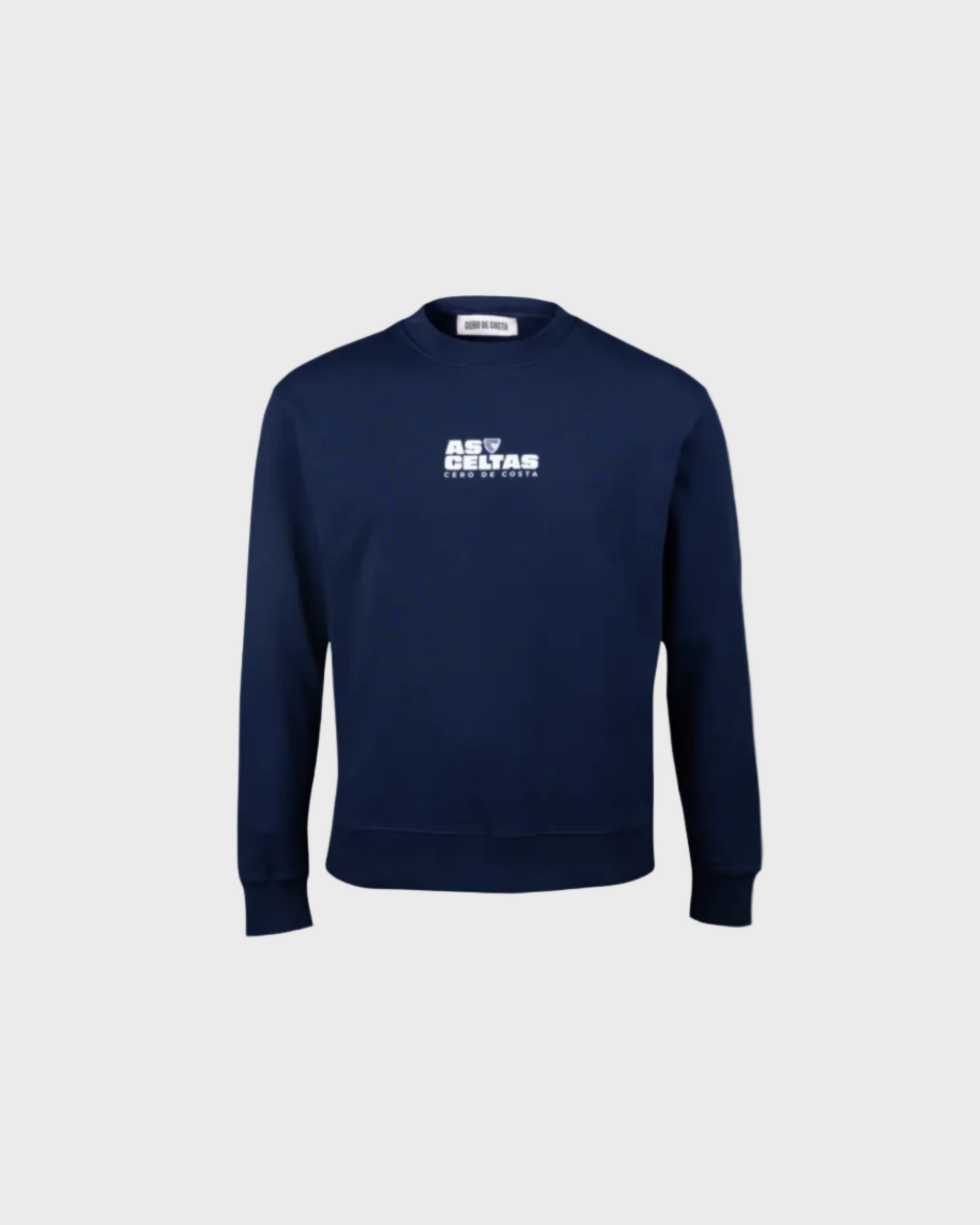 Foto de producto SUDADERA MARINO / BLANCO AS CELTAS CERO DE COSTA Disponible en la Tienda del Celta FC
