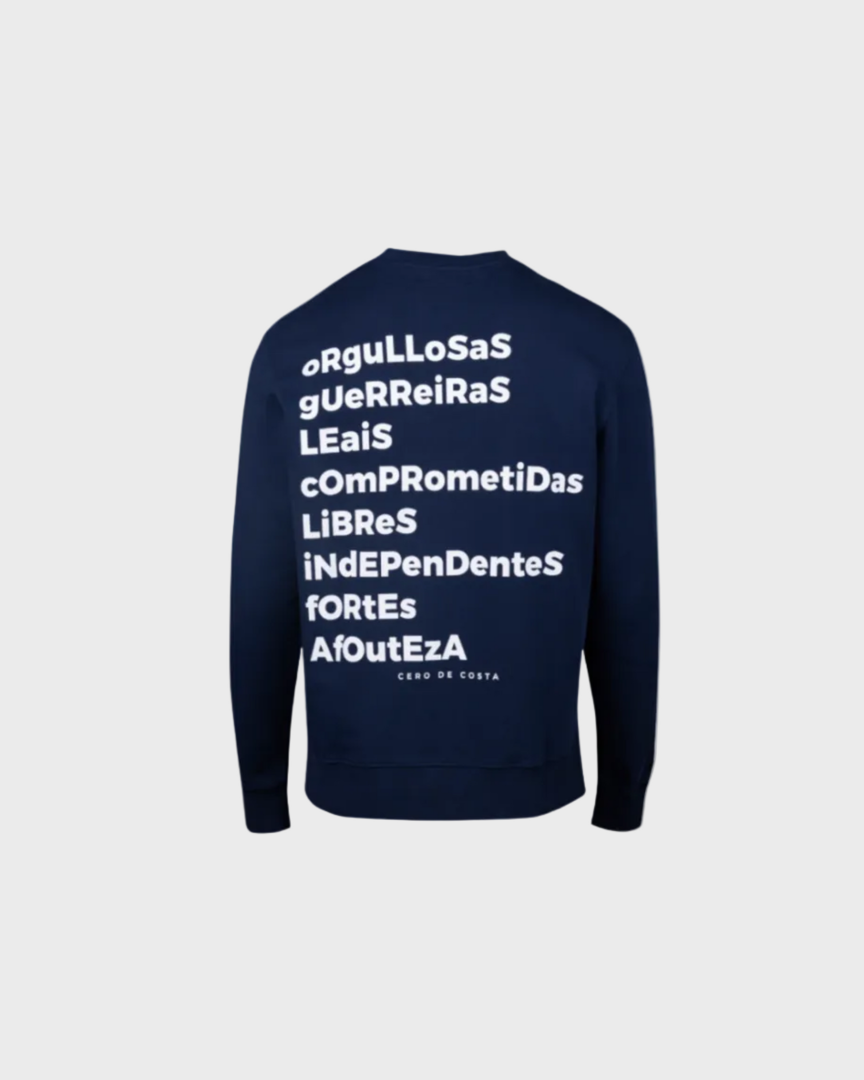 Foto de producto SUDADERA MARINO / BLANCO AS CELTAS CERO DE COSTA Disponible en la Tienda del Celta FC