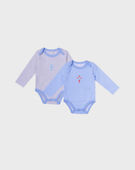 Foto de producto Pack Bodys Manga Longa Celeste e Gris Disponible en la Tienda del Celta FC