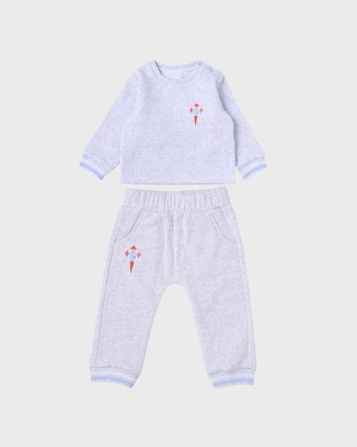 Foto de producto Chándal Bebé Gris Disponible en la Tienda del Celta FC