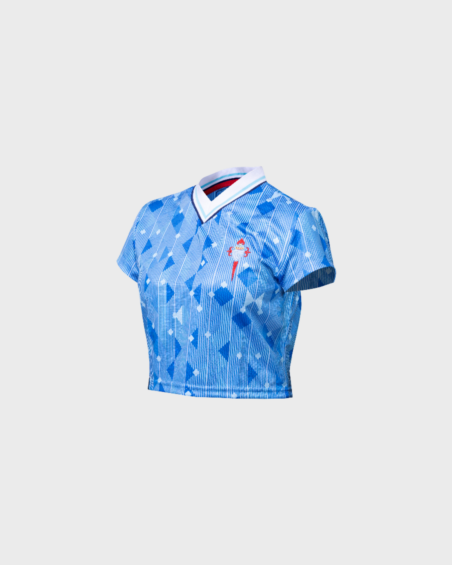 Foto de producto Camiseta Retro Crop Top Vicente Álvarez Disponible en la Tienda del Celta FC