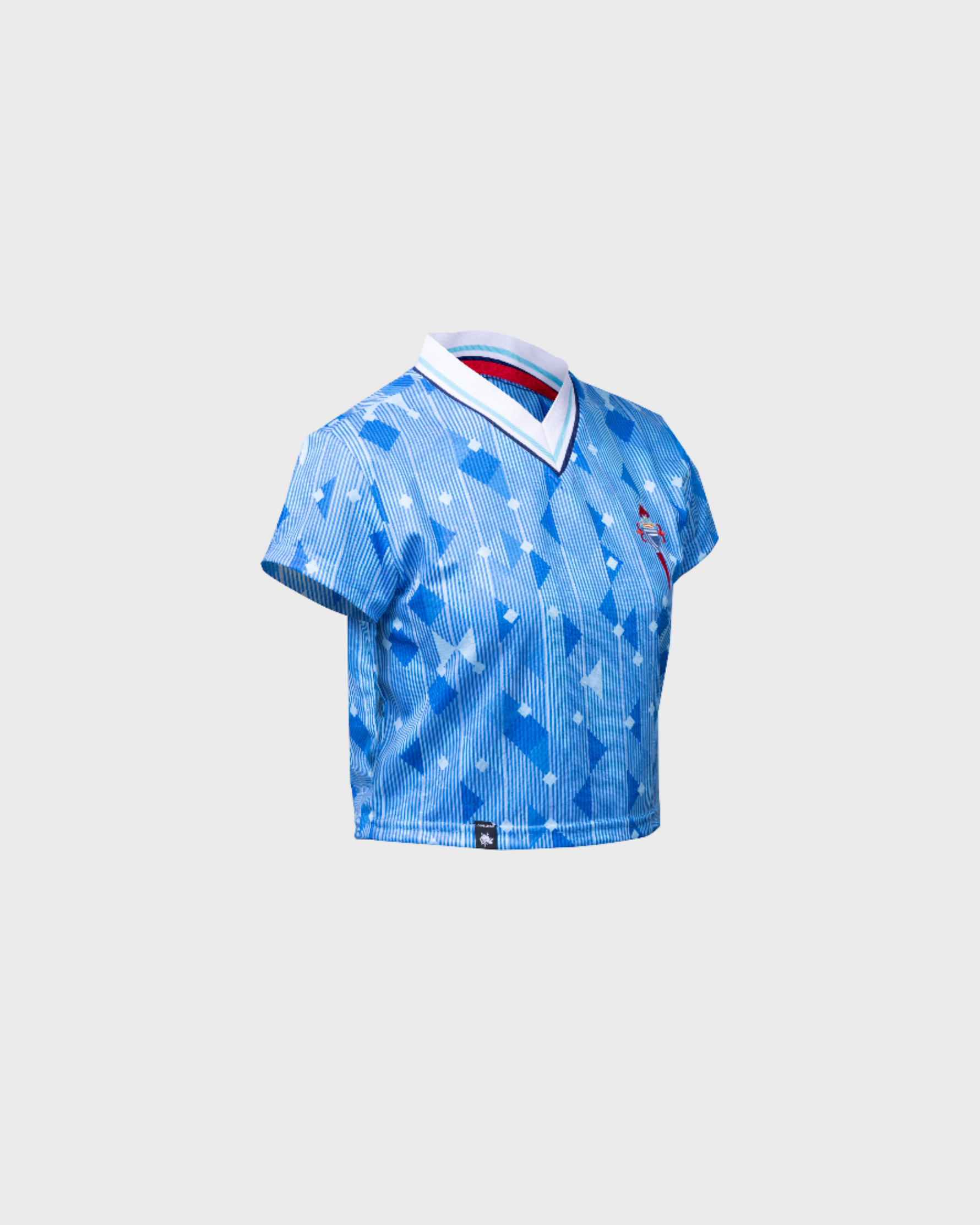 Foto de producto Camiseta Retro Crop Top Vicente Álvarez Disponible en la Tienda del Celta FC