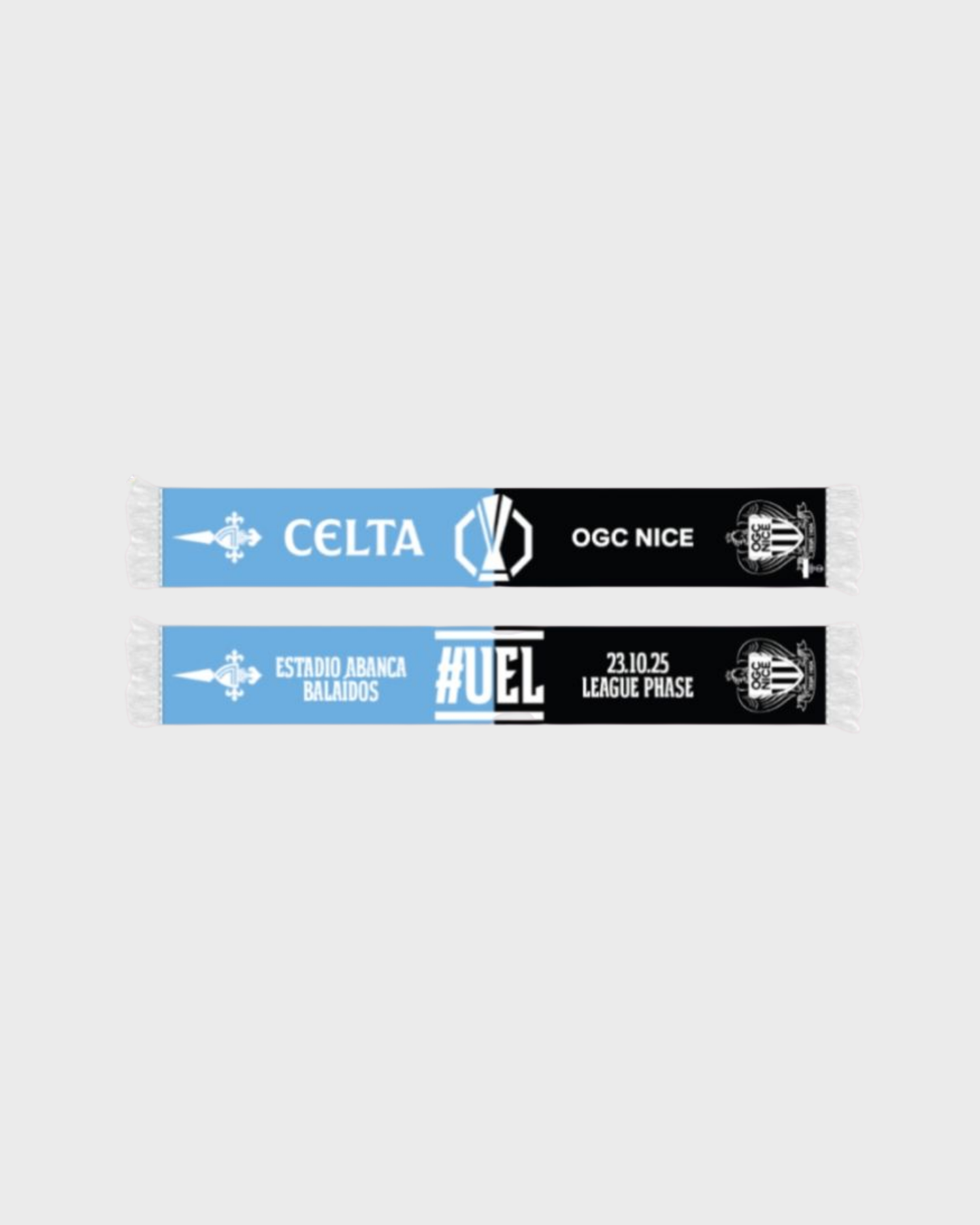 Foto de producto Bufanda Celta - Nice UEFA 25/26 Disponible en la Tienda del Celta FC