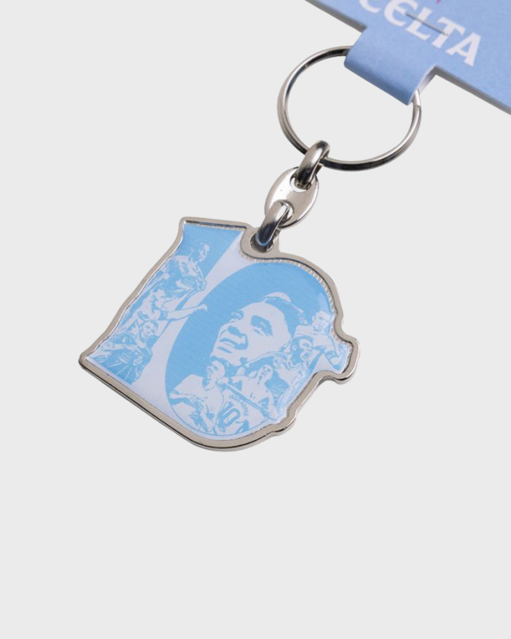 Foto de producto Chaveiro Celeste 10 Iago Aspas Lenda Disponible en la Tienda del Celta FC