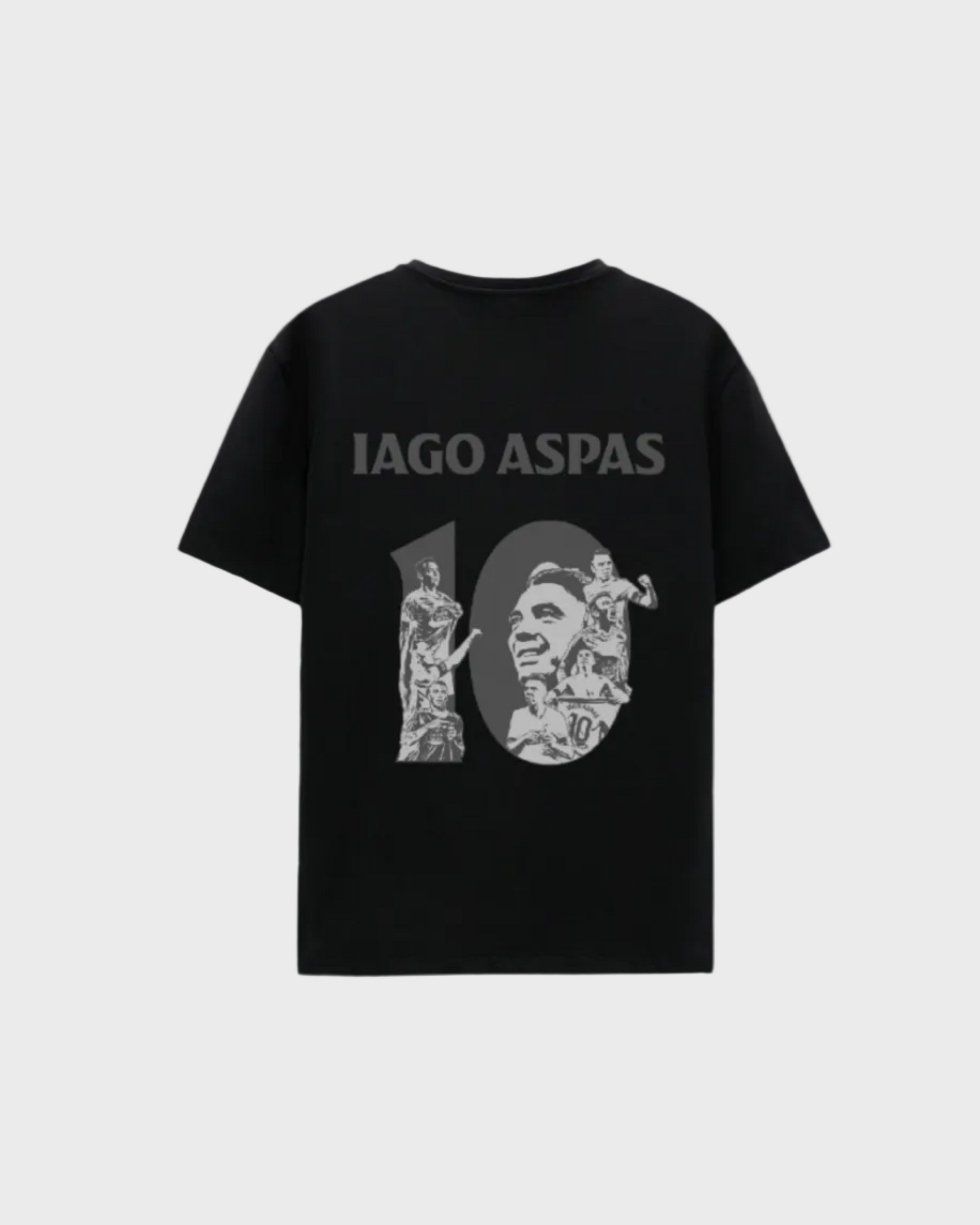 Foto de producto Camiseta Negra 10 Iago Aspas Lenda Disponible en la Tienda del Celta FC