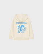 Foto de producto Hoodie Infantil Coconut Milk 10 Iago Aspas Lenda Celeste Disponible en la Tienda del Celta FC