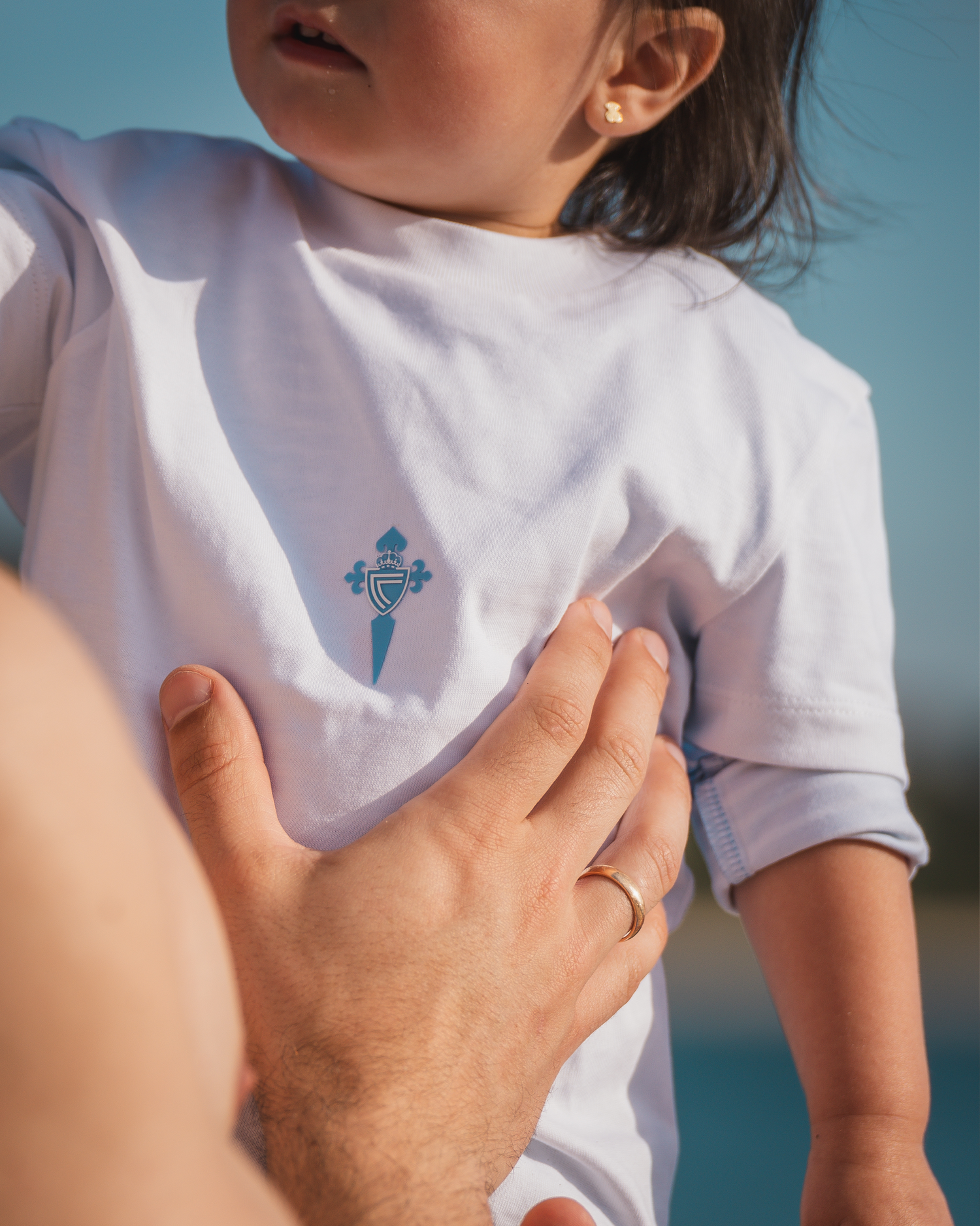 Camiseta Infantil Branca Cruceiro Disponible en la Tienda del Celta FC