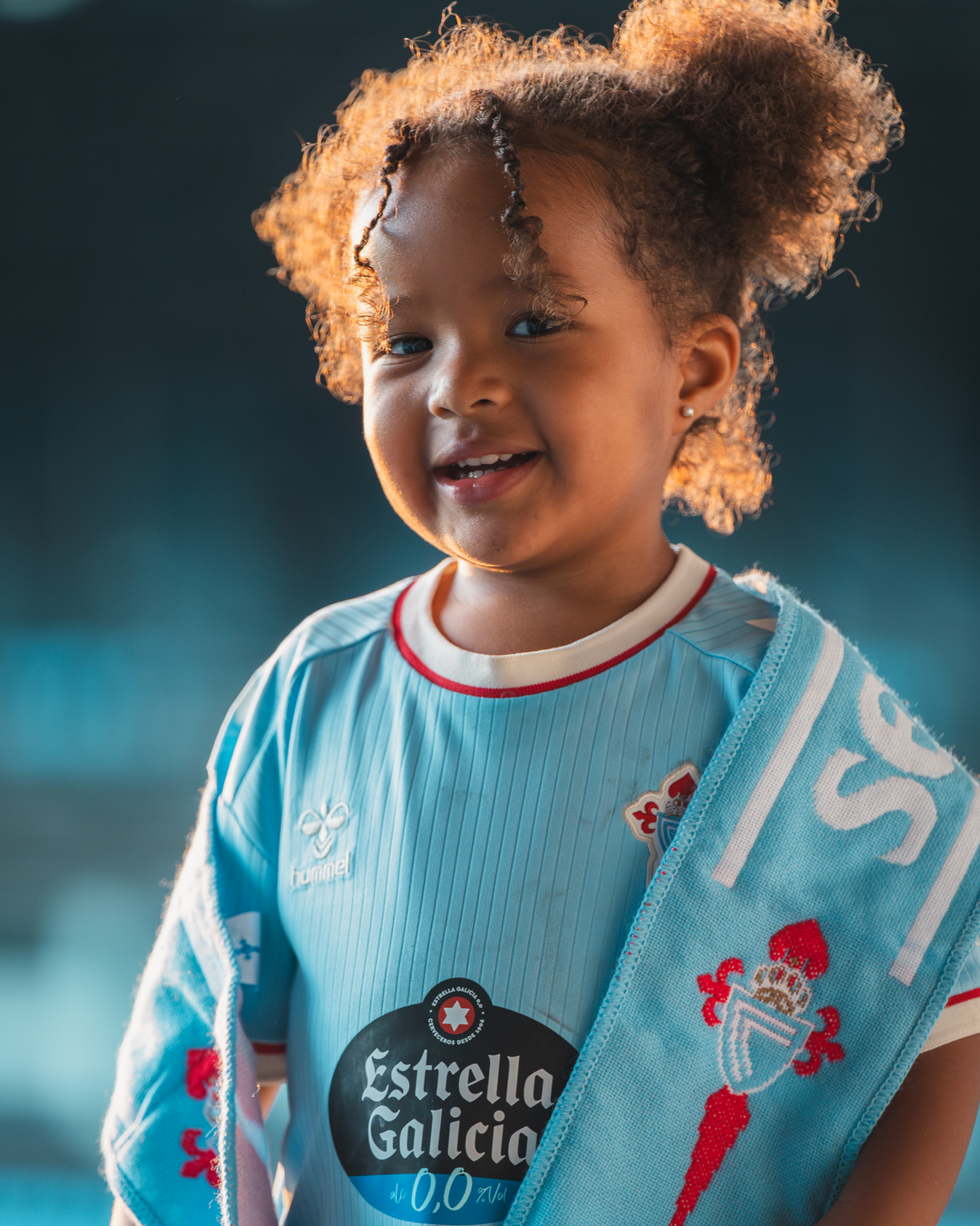 Kids' Light Blue Celta Scarf