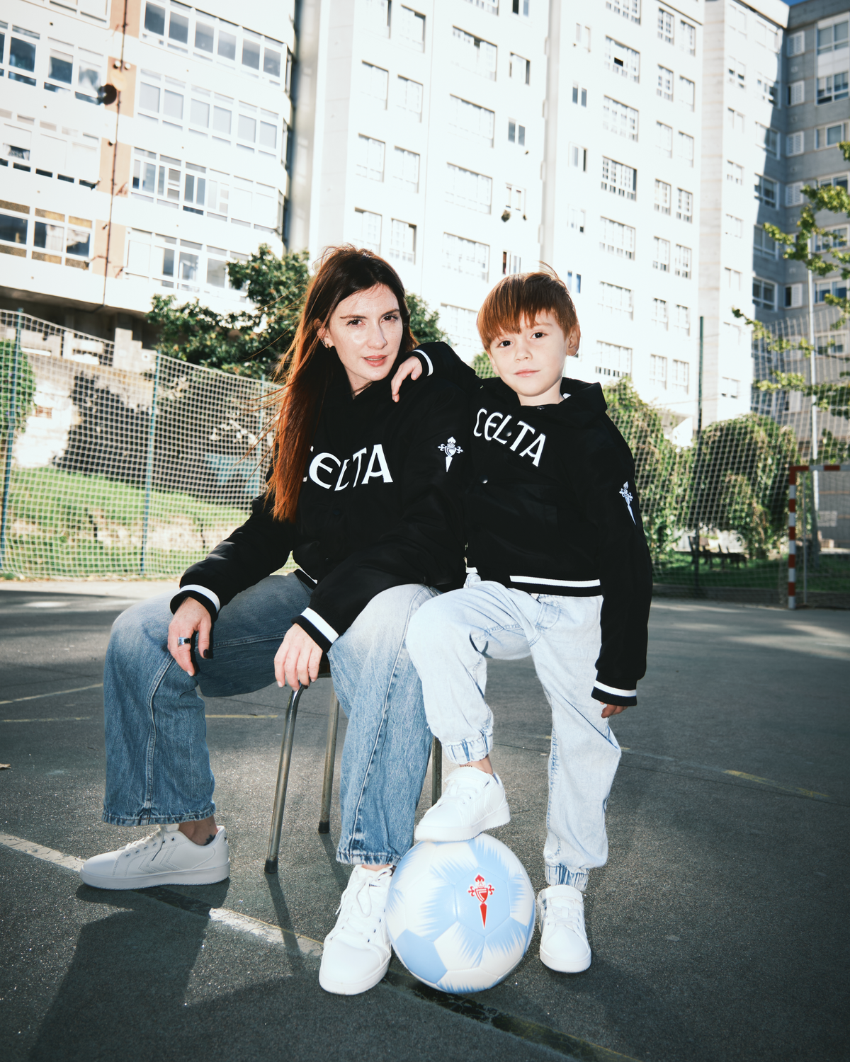 Chaqueta Bomber Infantil Negra Celta