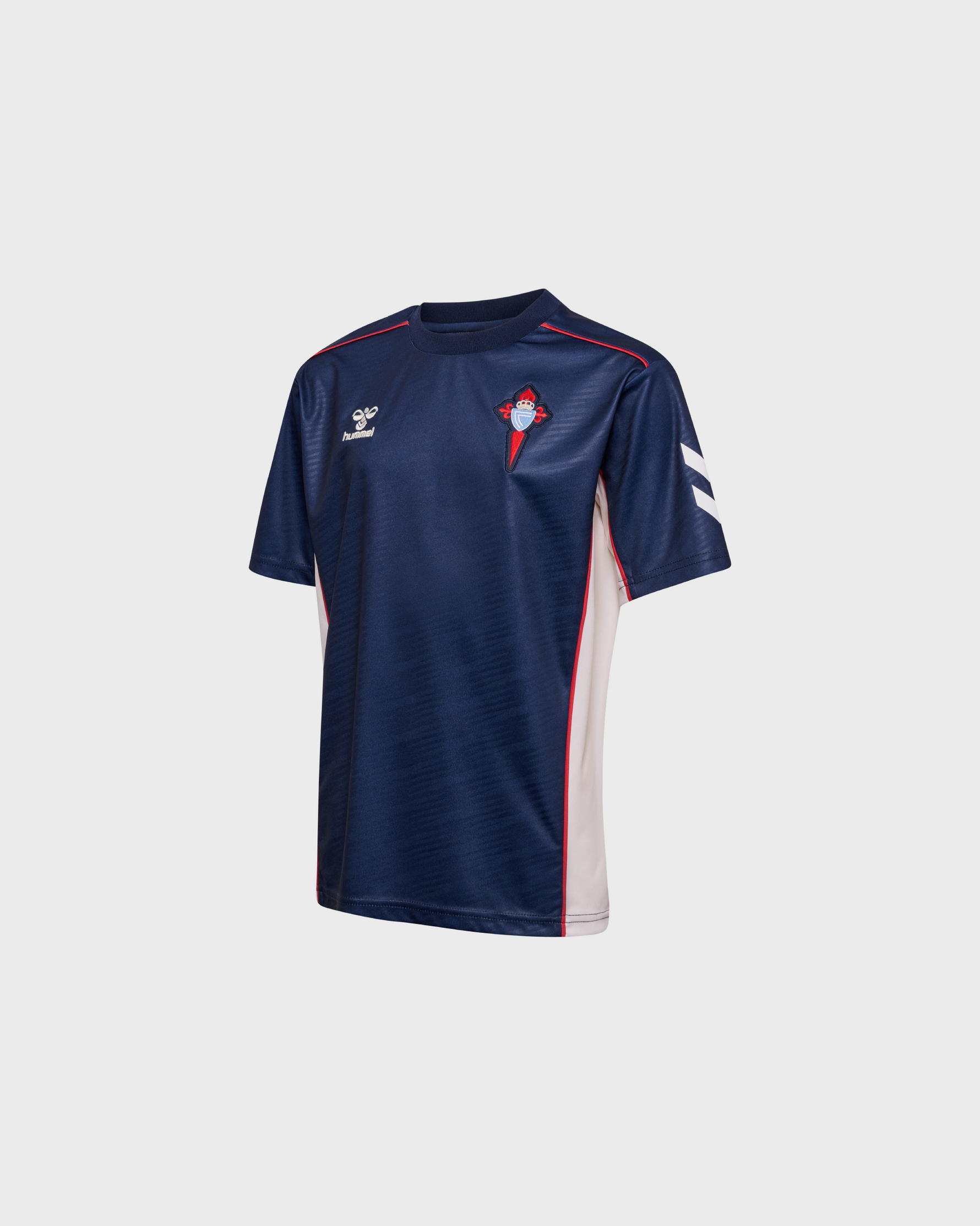 Camiseta Mariño Infantil Paseo Xogador 26/27 Disponible en la Tienda del Celta FC