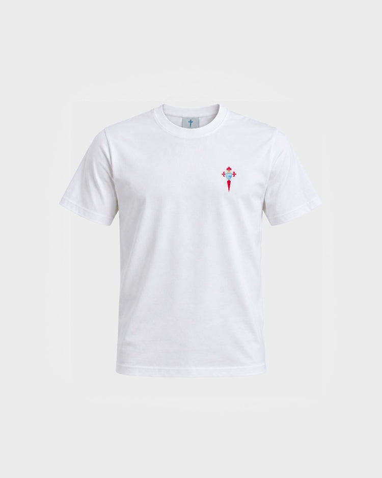 Camiseta Infantil Branca Escudo