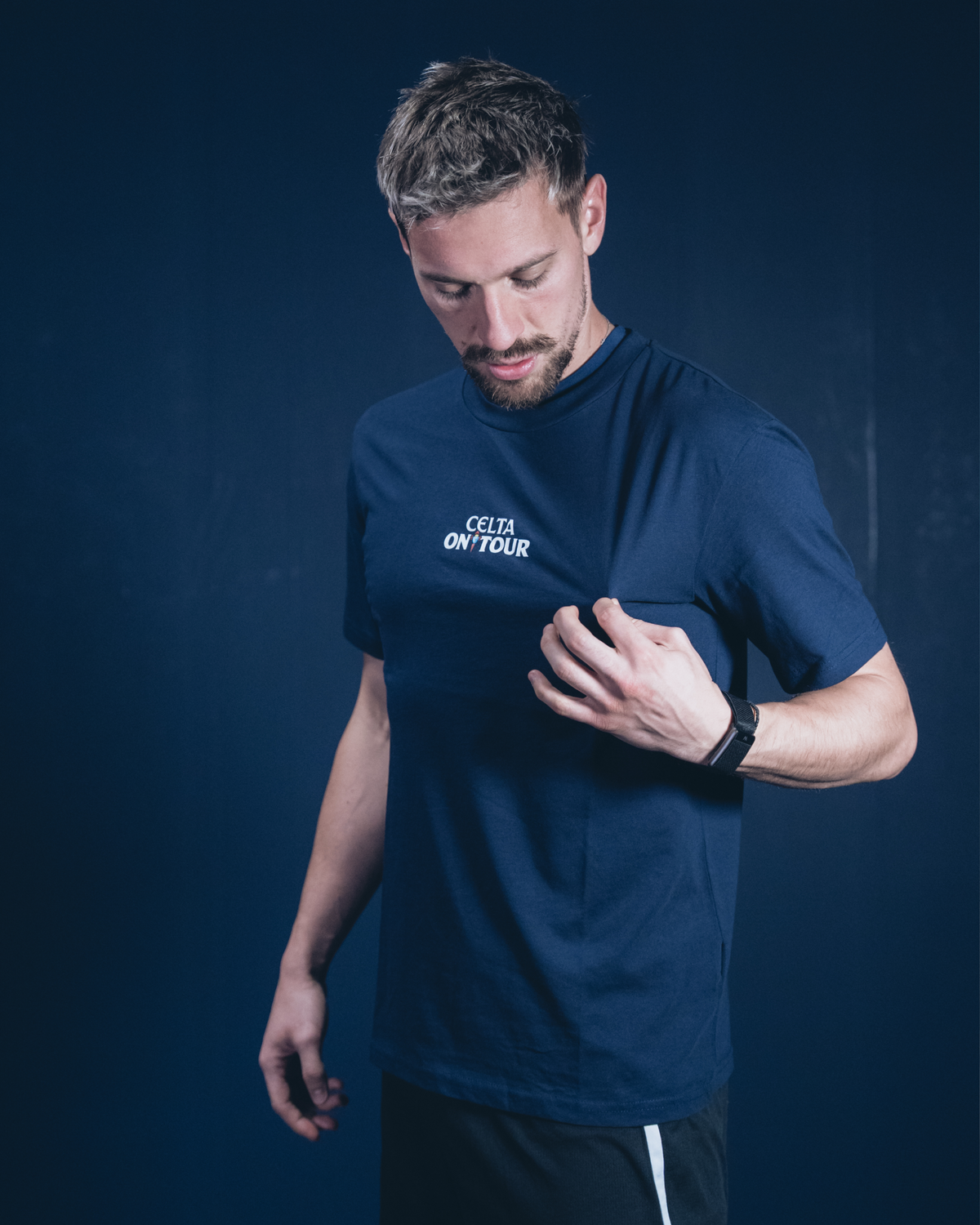 Camiseta Infantil Azul Mariño Celta On Tour