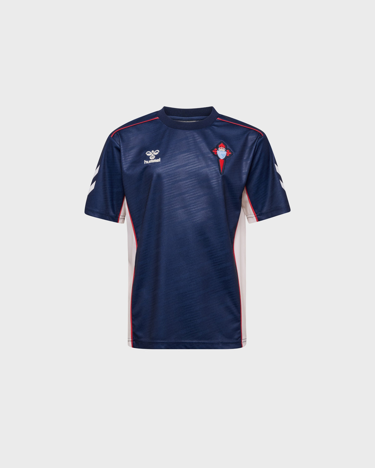 Camiseta Mariño Infantil Paseo Xogador 26/27 Disponible en la Tienda del Celta FC