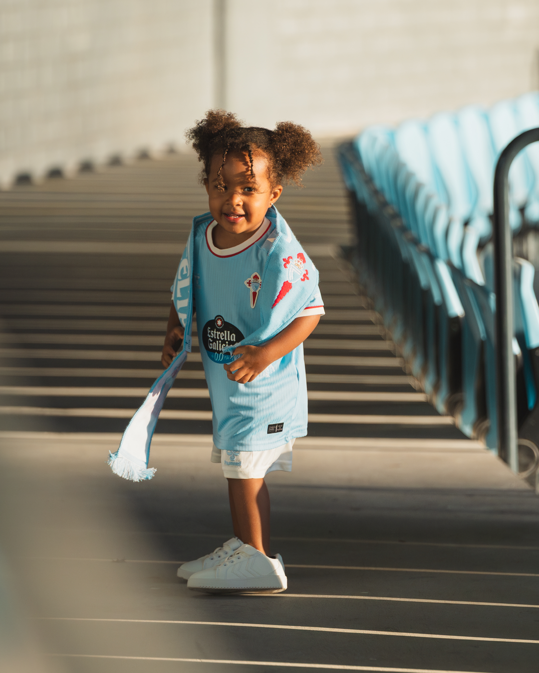 Kids' Light Blue Celta Scarf