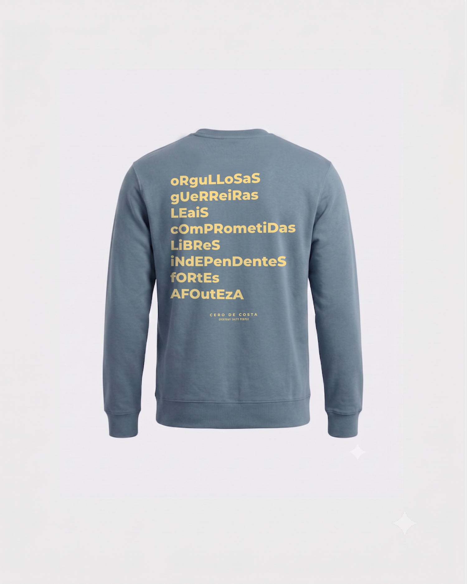 Blue sweatshirt As Celtas x Cero de Costa